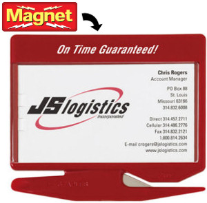 Promotional Letter Openers: Business Card Letter Openers with Magnetic Back
